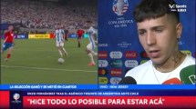 Imagen de Video | Fernández y Paulo Díaz protagonizaron un momento divertido después del partido