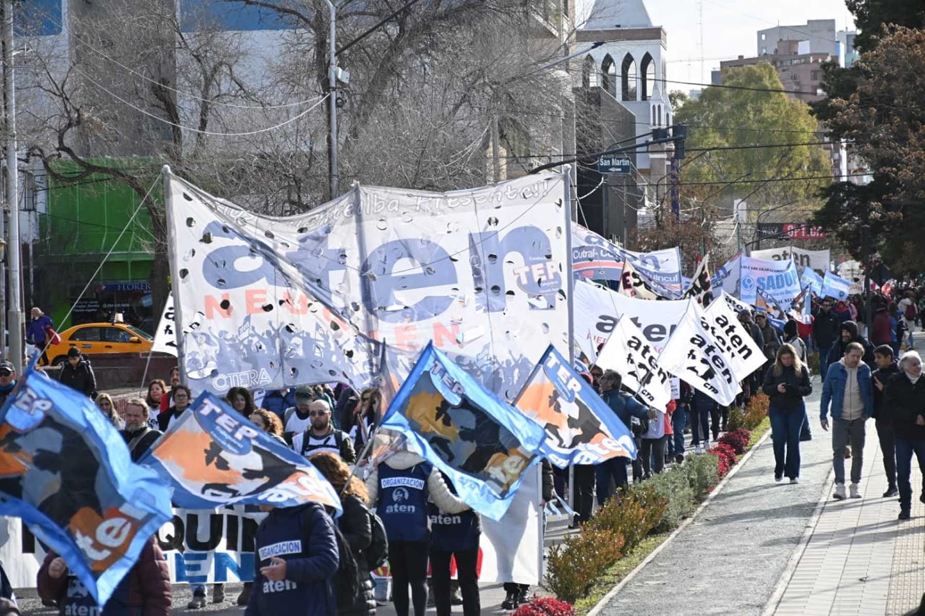 El gremio docente de Neuquén es el único que está alcanzado por el adicional por presentismo. Fotos: Florencia Salto