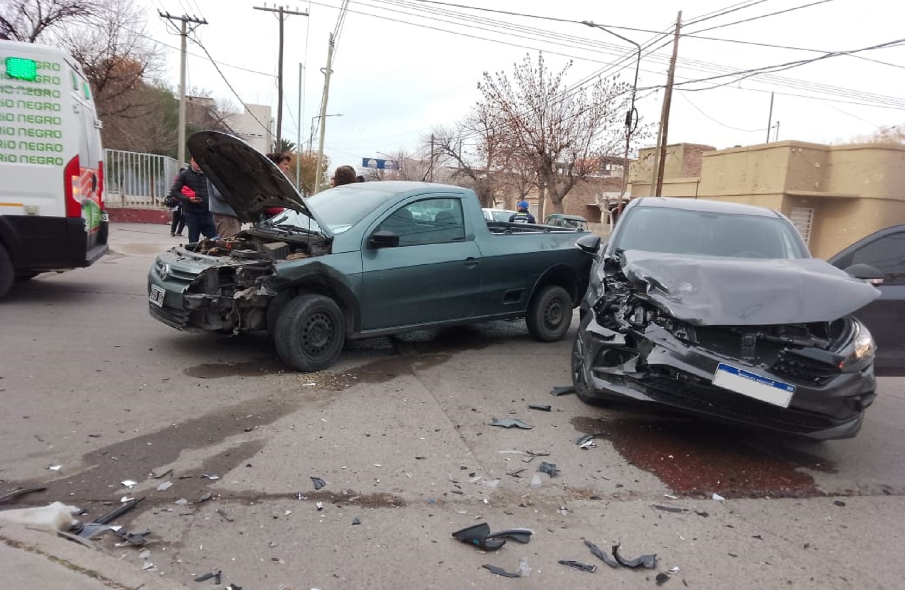 El siniestro ocurrió al mediodía. Foto gentileza