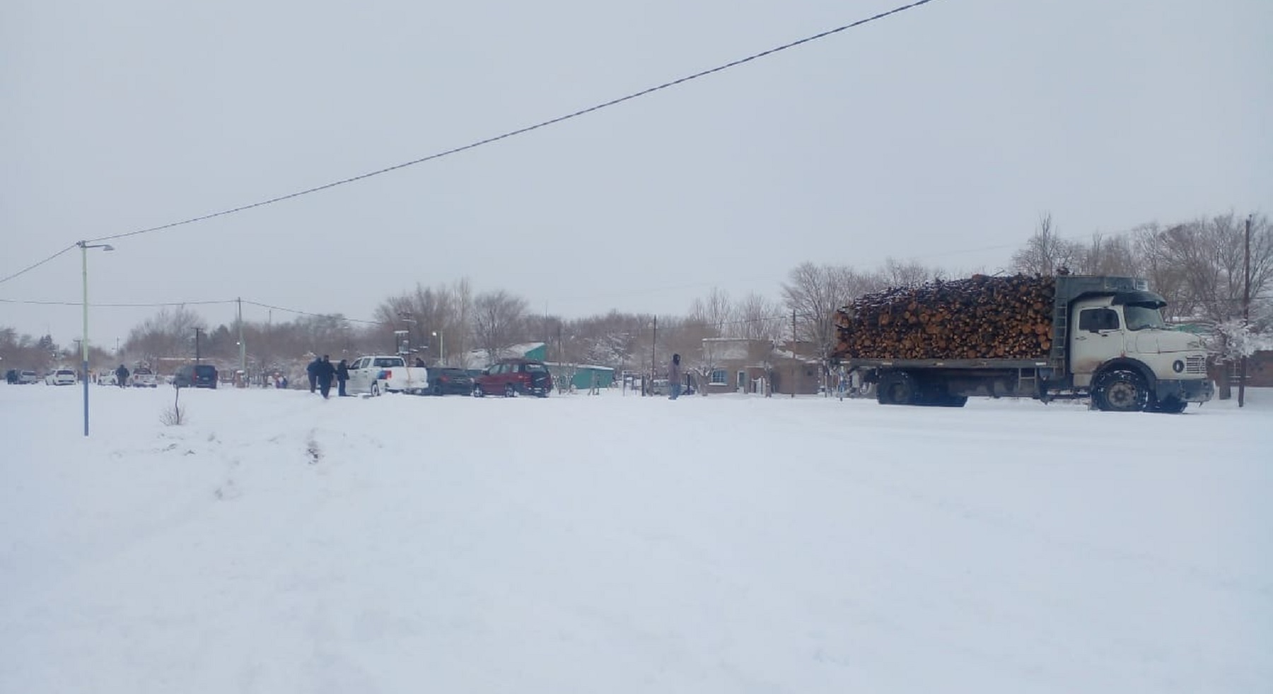 Suspenden las clases en el norte neuquino por el temporal de nieve, este lunes. Foto archivo