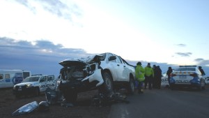 Cuál es el estado de salud de la mujer que sobrevivió al choque en la Autovía Norte de Neuquén