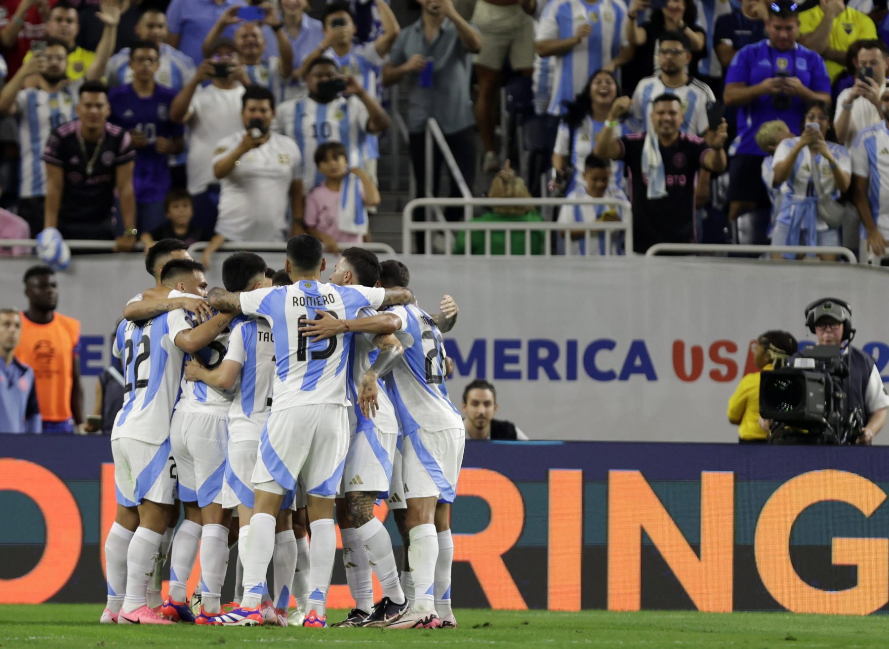 Argentina le ganó a Ecuador y pasó a semifinales. (Foto: Fotobaires)