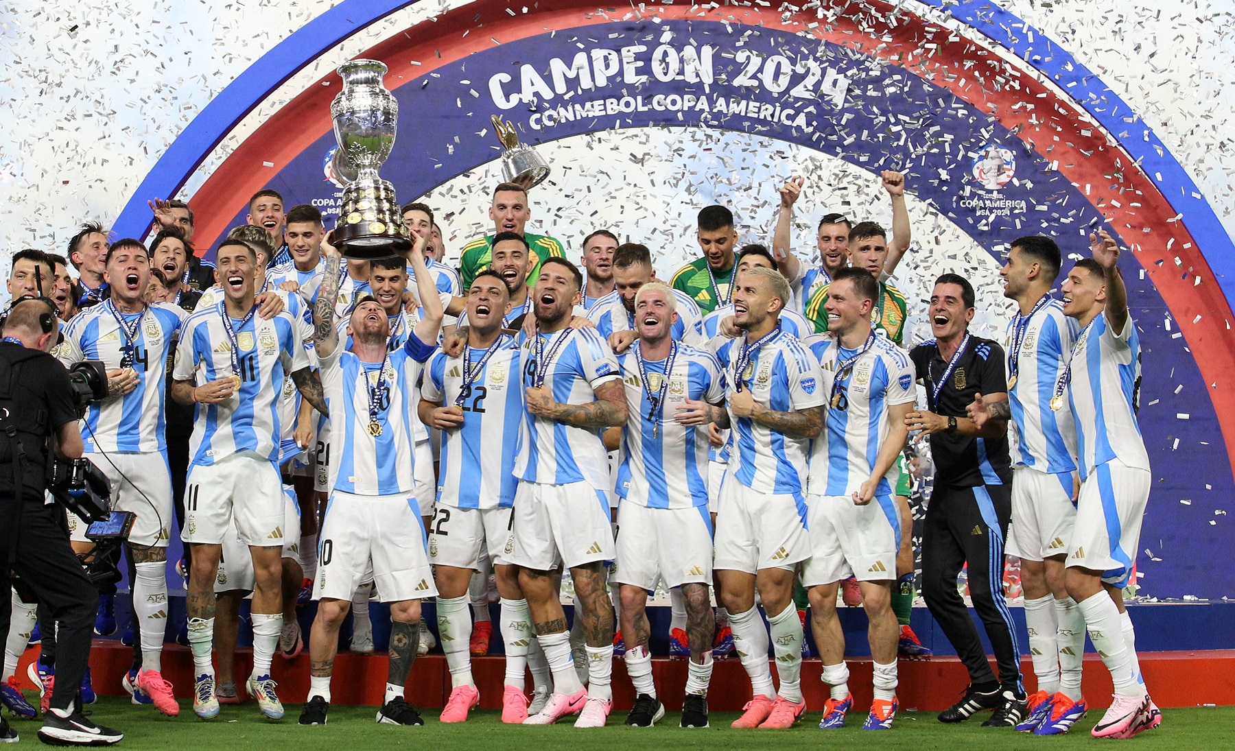 La Selección Argentina se consagró campeona de la Copa América. Foto: FBaires.