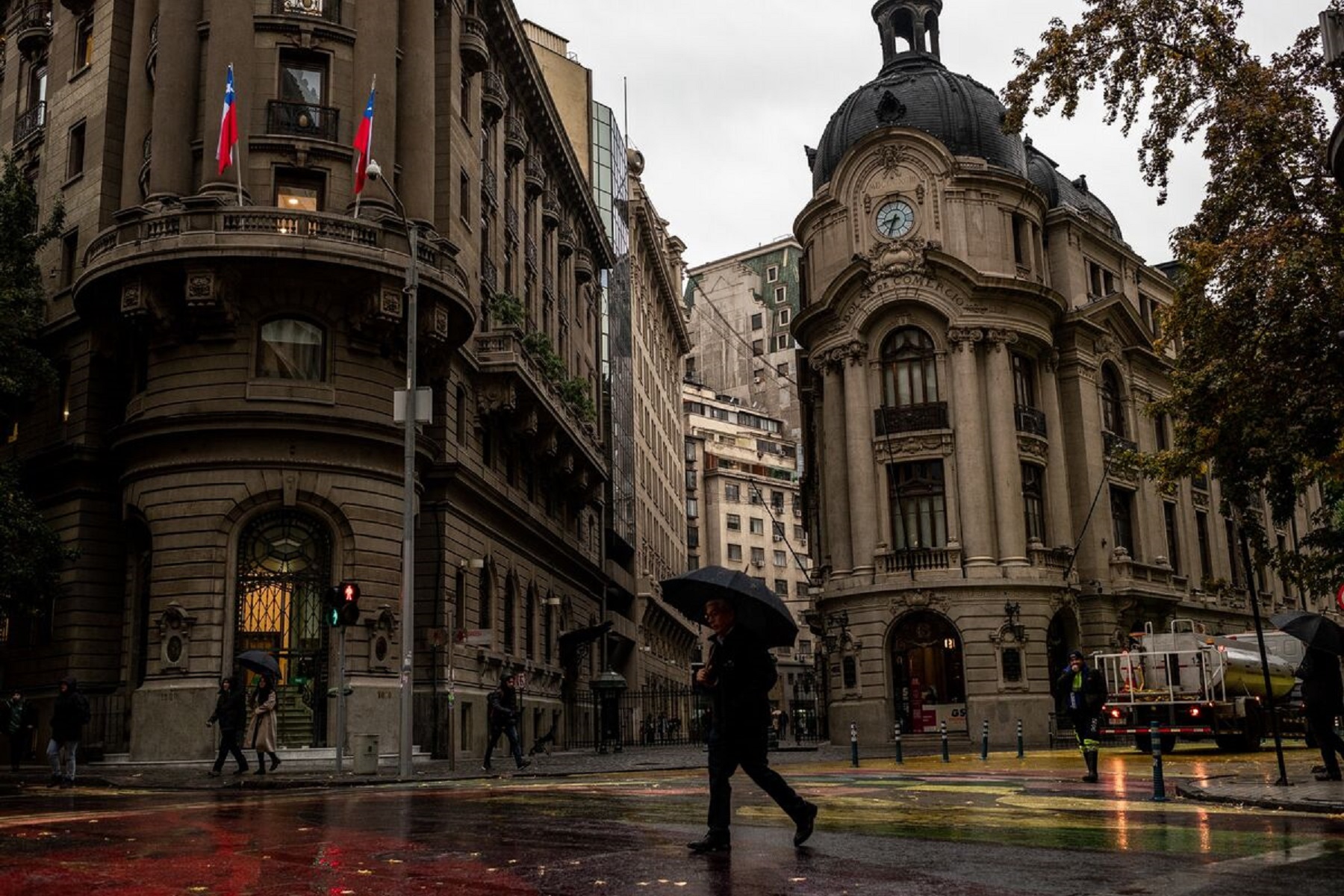 Bolsa de Valores de Santiago, Chile. Foto: gentileza Cristobal Olivares/Bloomberg.