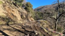 Imagen de Atención turistas en San Martín de los Andes: no pueden pasar por un camino porque hubo un desmoronamiento