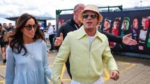 Imagen de Brad Pitt revolucionó la Fórmula 1, acompañado por su novia