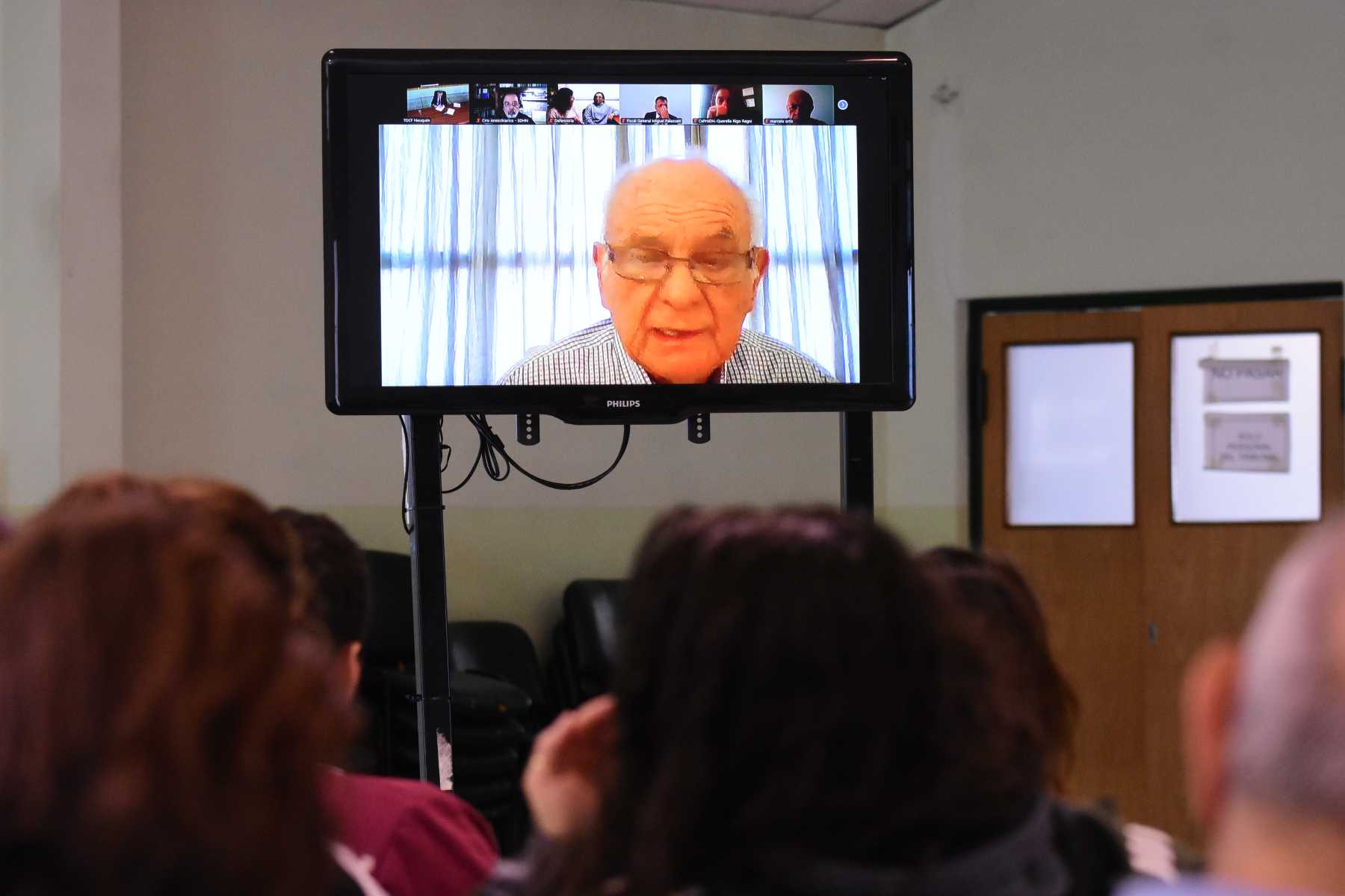 Pedro Duarte está acusado en 25 hechos por ser parte del plan de desapariciones y torturas durante la dictadura cívico militar (foto Cecilia Maletti)