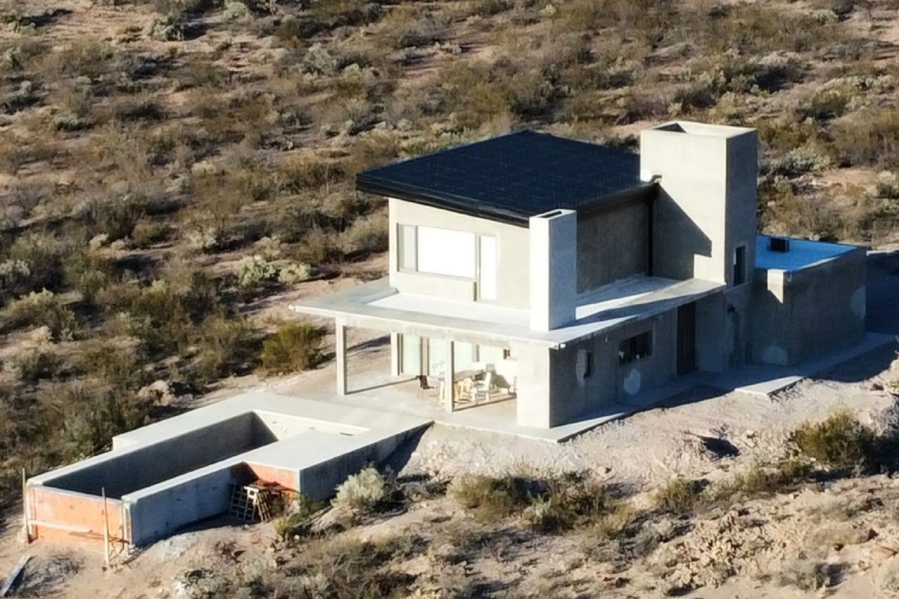 Casa clandestina en Roca: cuándo tendrá que demoler la vivienda el propietario (Foto: Juan Thomes)