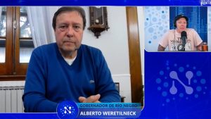 Alberto Weretilneck con Alejandro Fantino, sobre la disputa por la planta de GNL: «No se termina el mundo en Bahía Blanca»