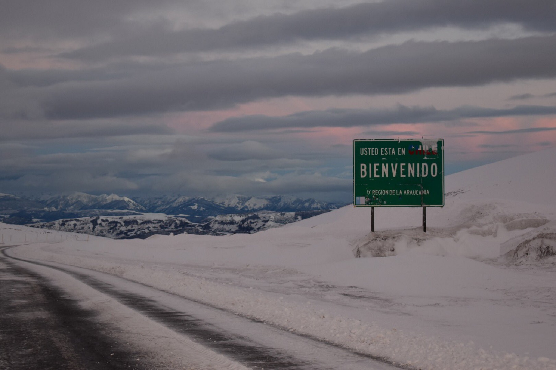 Paso internacional Pino Hachado.-