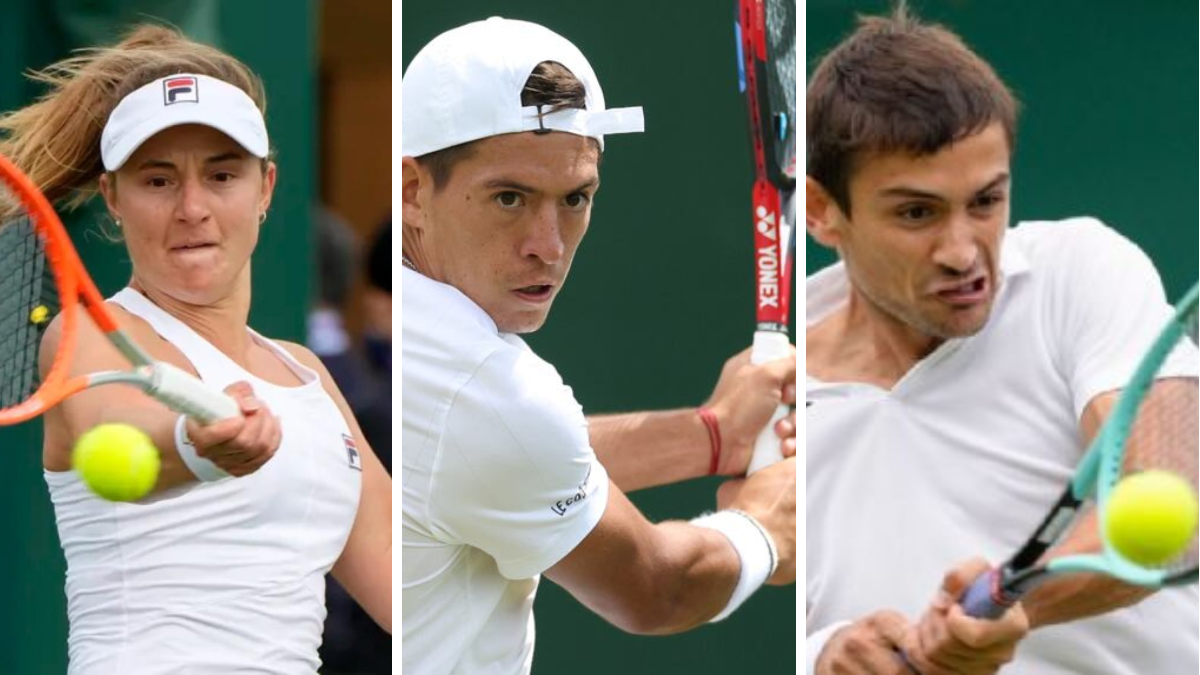 Báez, Podoroska y Navone quedaron eliminados de Wimbledon.