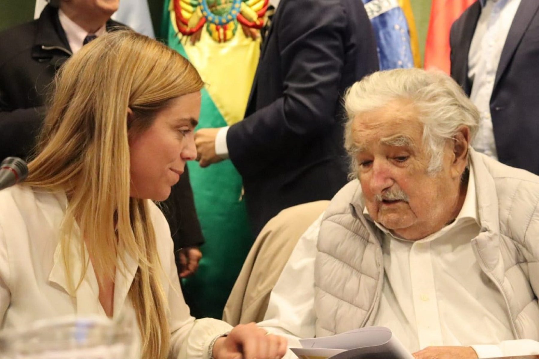 María Emilia Soria se reunió con "Pepe" Mujica en Uruguay.