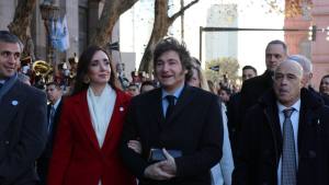 Javier Milei y Victoria Villarruel se mostraron juntos después del faltazo al Pacto de Mayo: el arzobispo criticó la «falta de termómetro social»