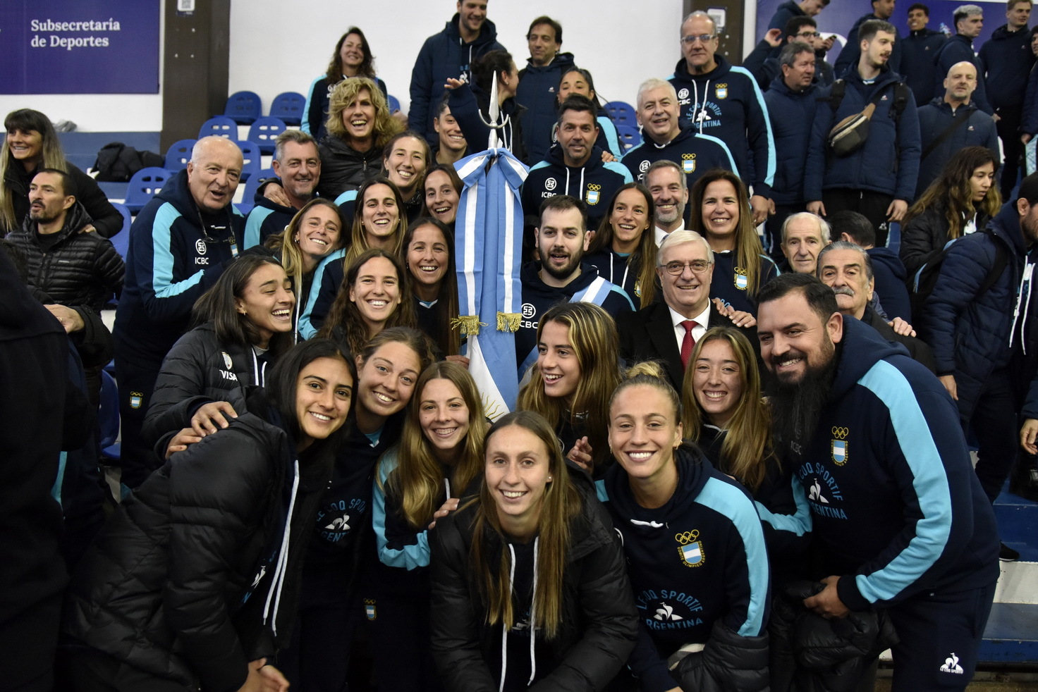 Luciano De Cecco y Rocío Sánchez Moccia son los abanderados argentinos.