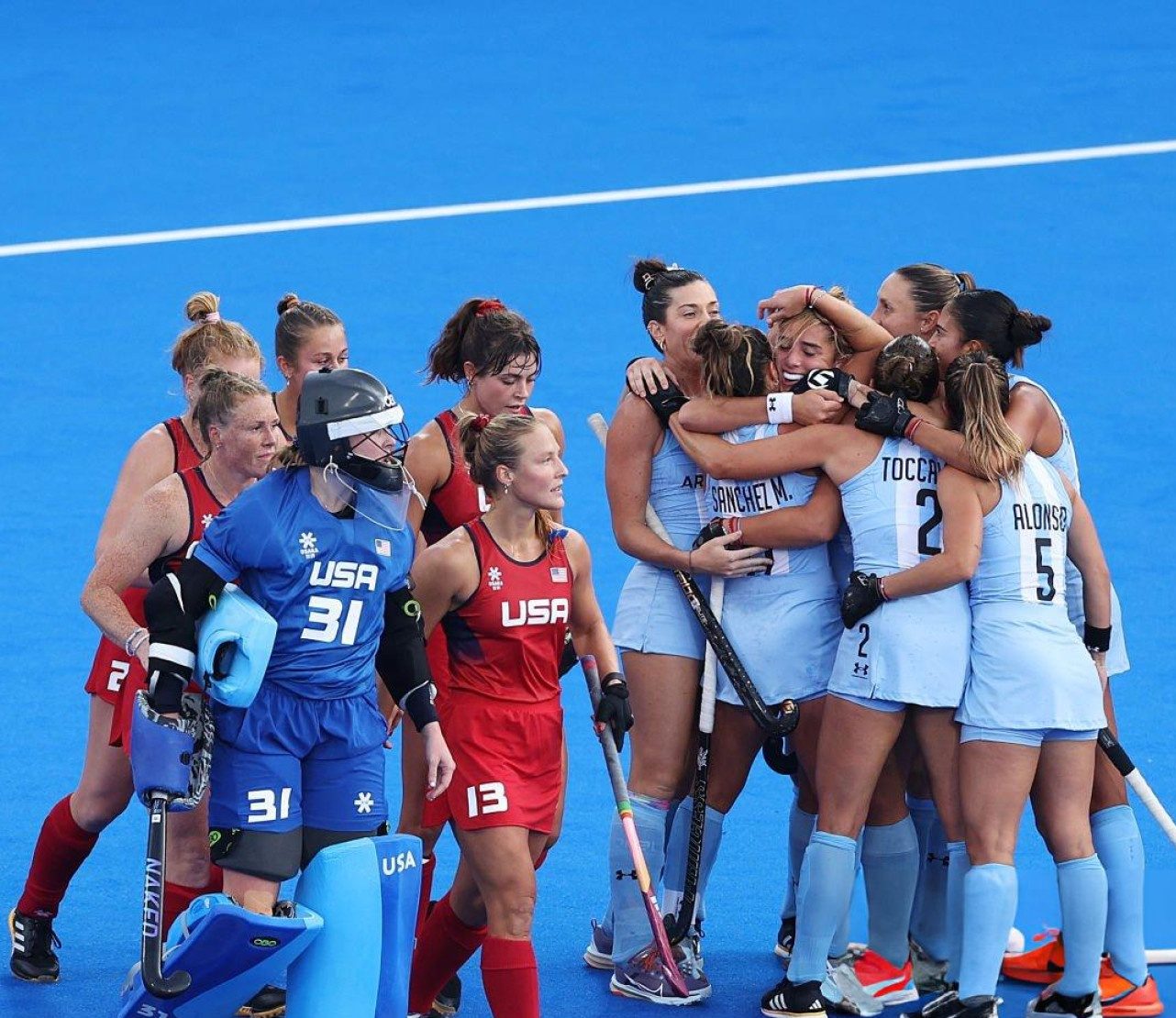 Las Leonas le ganaron 4 a 1 a Estados Unidos con autoridad.