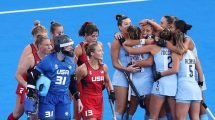 Imagen de Las Leonas debutaron con triunfo ante Estados Unidos en los Juegos Olímpicos