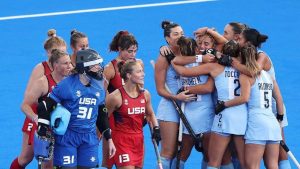 Las Leonas debutaron con triunfo ante Estados Unidos en los Juegos Olímpicos