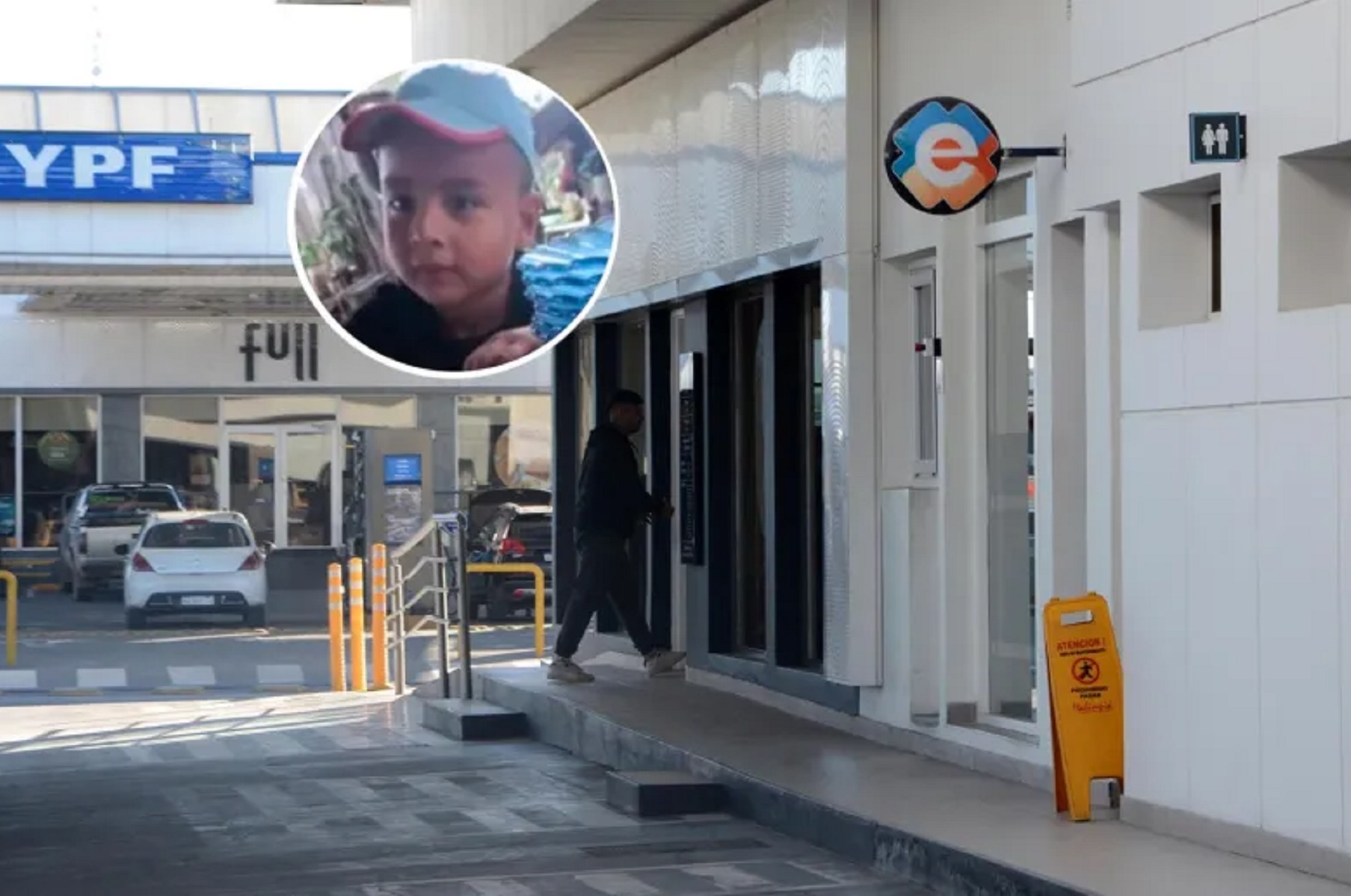 La pista fue hallada en un baño de la estación. Foto Juan Thomes