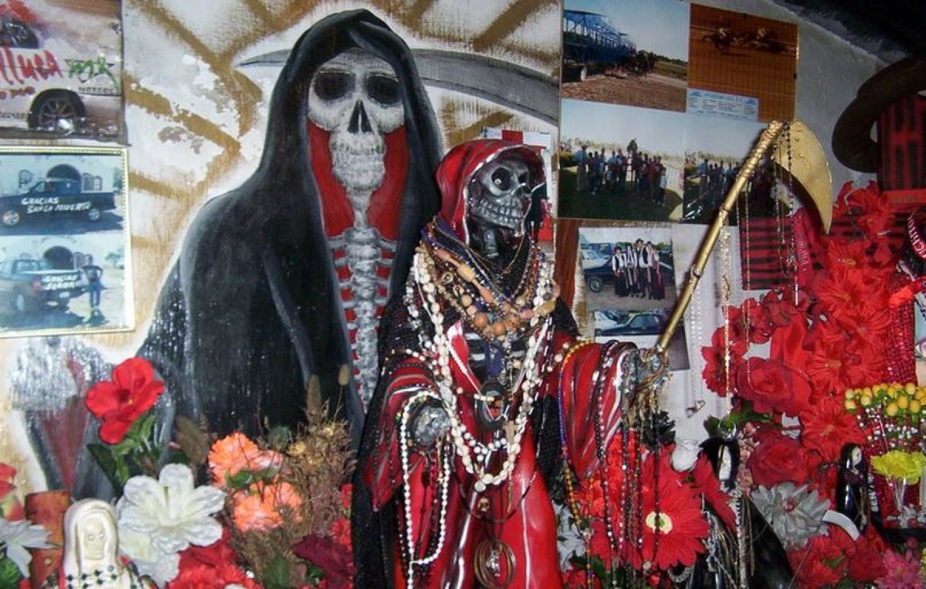 San La Muerte es un santo popular en el norte del país.-