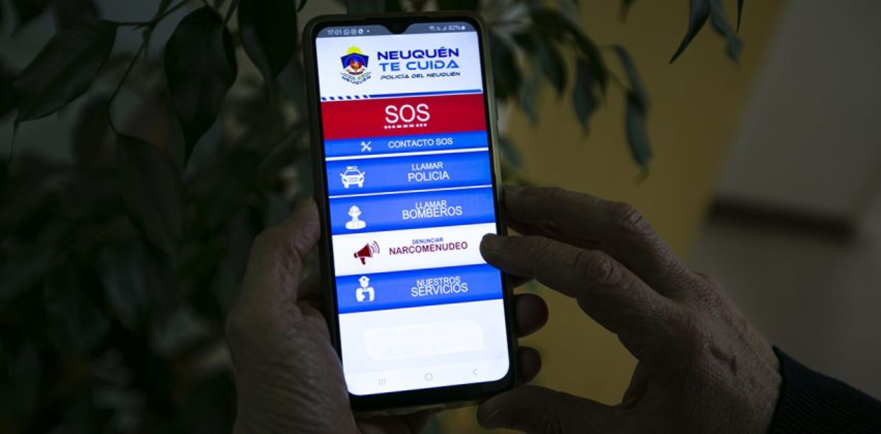 Neuquén tiene una app para denunciar venta minorista de droga. Foto: Gentileza Neuquén Informa