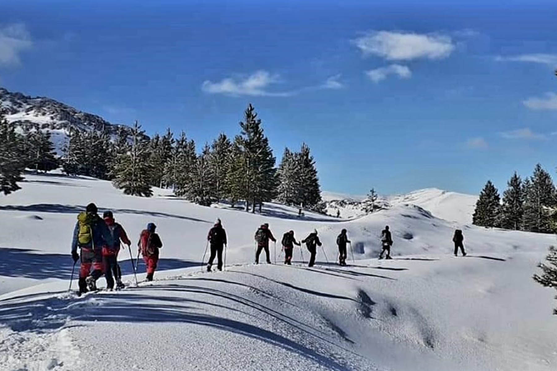 En Andacollo y Manzano Amargo funcionarán los parques de nieve con pistas de entre 300 y 400 metros y caminatas con raquetas, entre otras actividades. Foto: Gachy Cabrera.