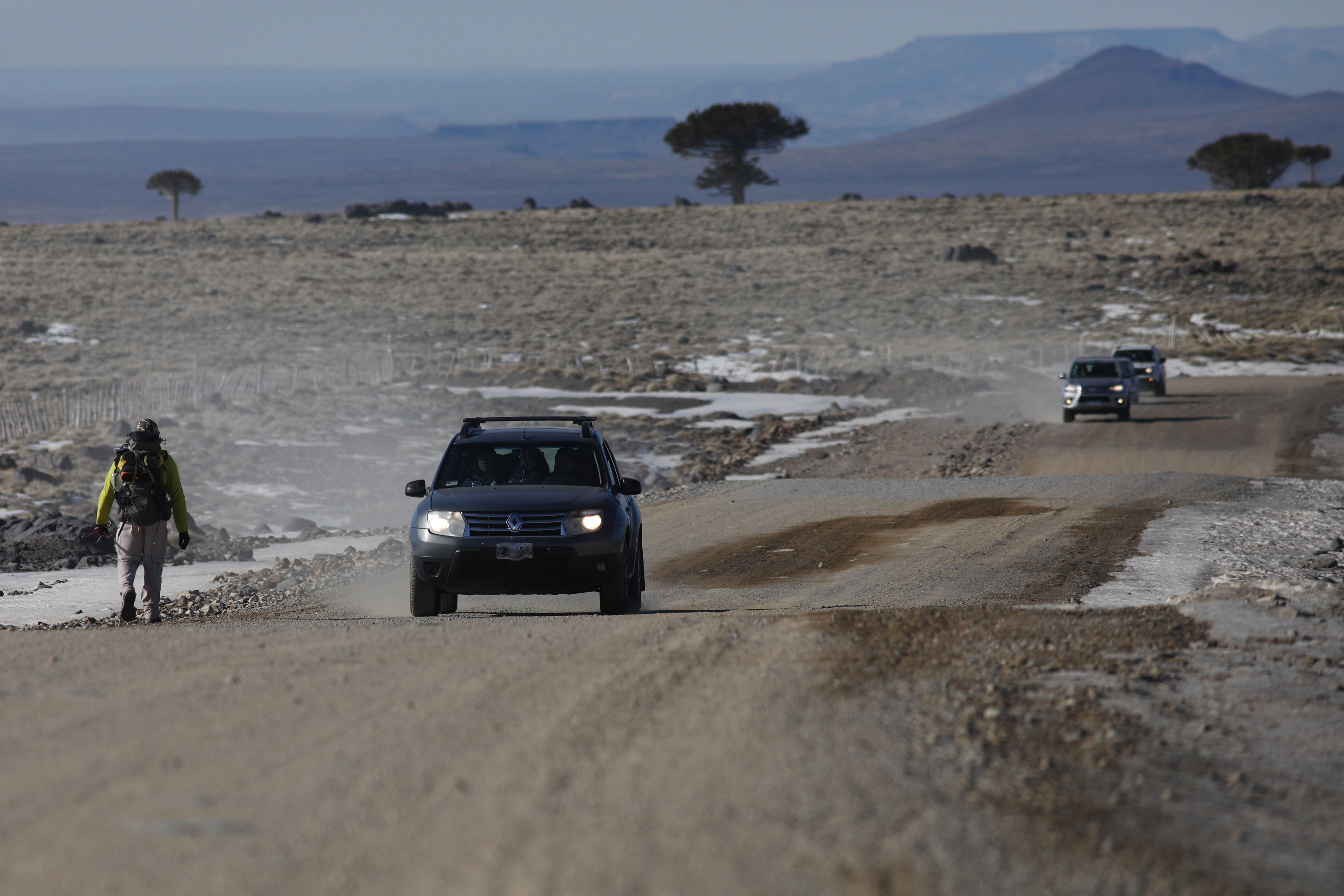 Así están las rutas en Neuquén hoy.-