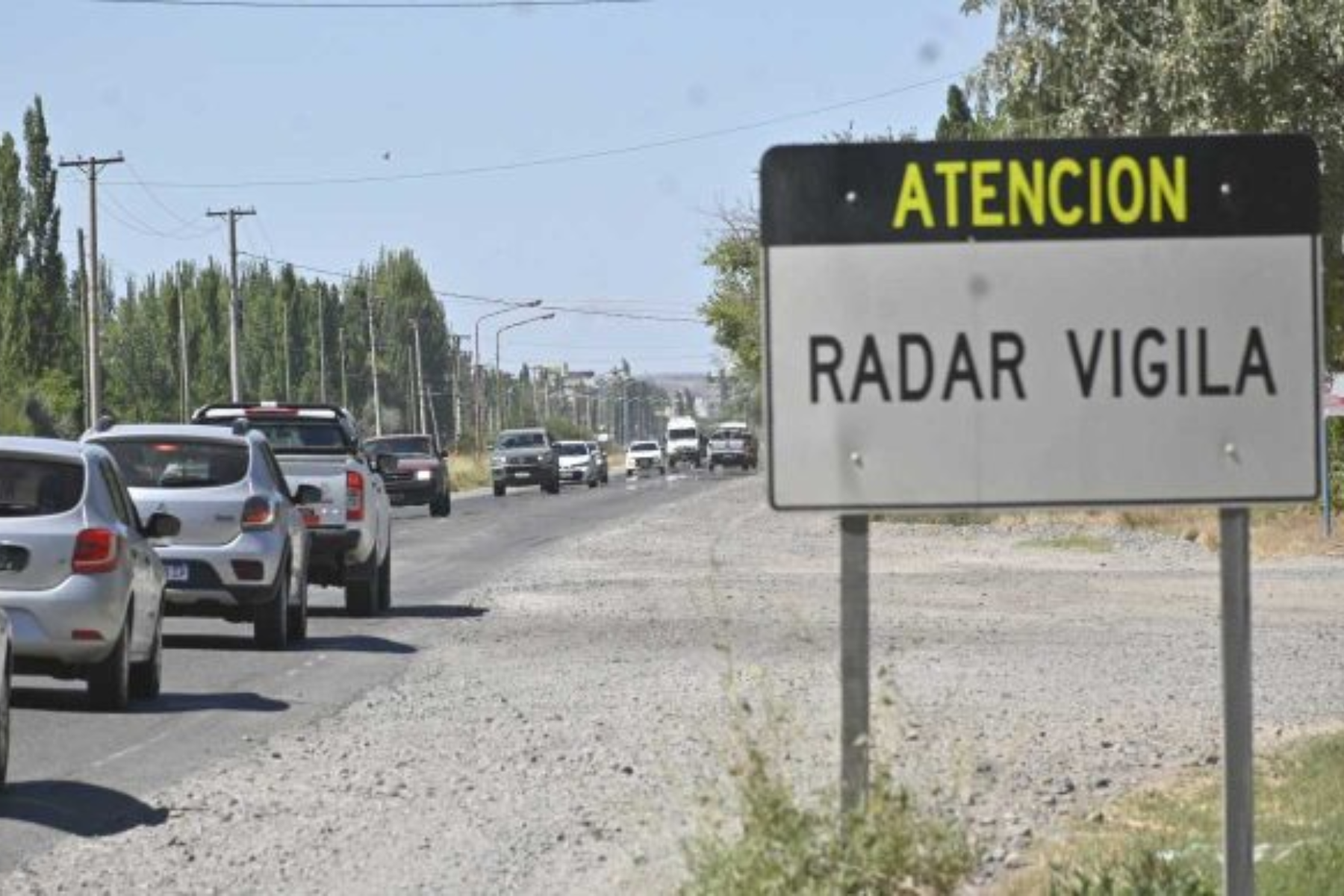 La Agencia de Seguridad Provincial está a contrareloj para definir cómo regularizar los radares en Río Negro. Foto archivo/ Florencia Salto