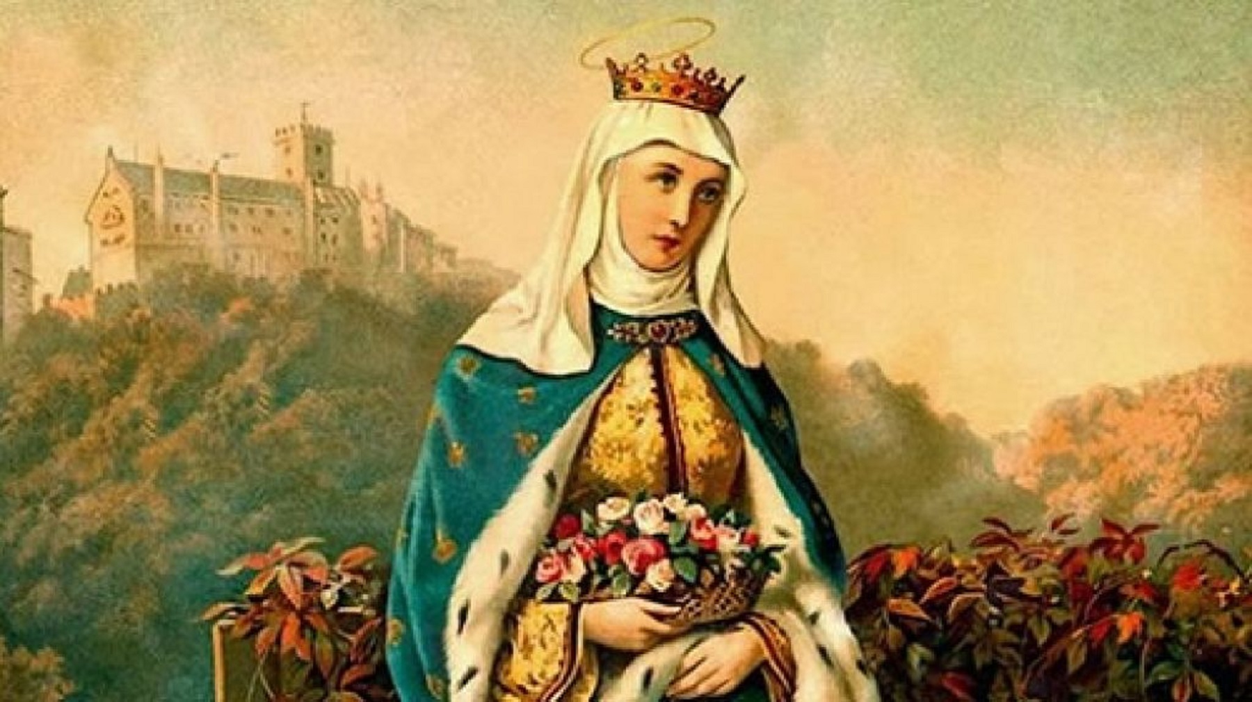 Santa Isabel de Portugal es convocada para pedirle paz en el hogar.-