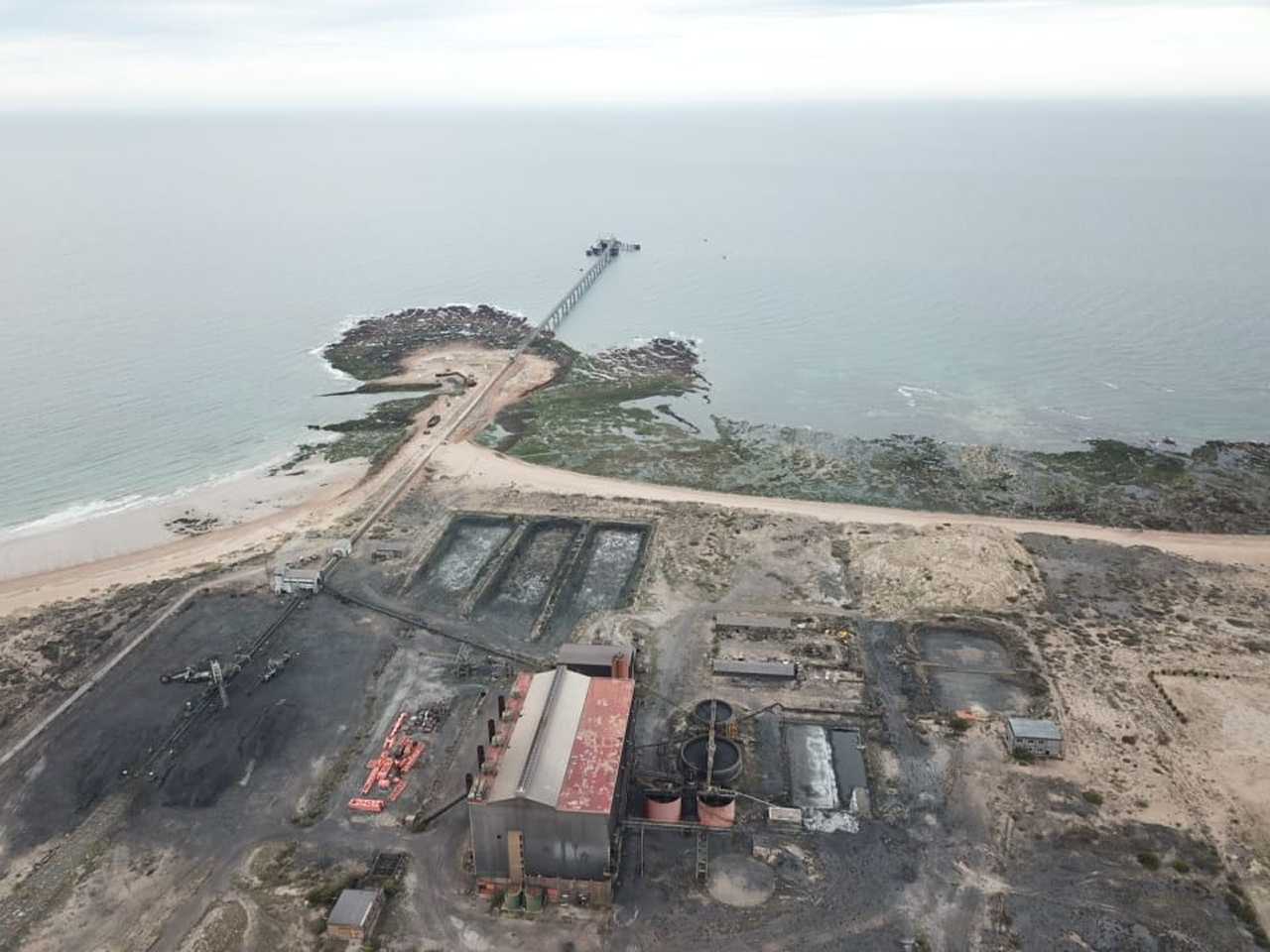 Punta Colorada, el destino de la planta de GNL en Río Negro. Foto: archivo Marcelo Ochoa.