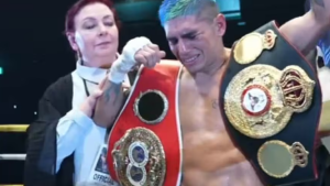 Boxeo: El Puma Martínez consiguió una victoria histórica en Japón