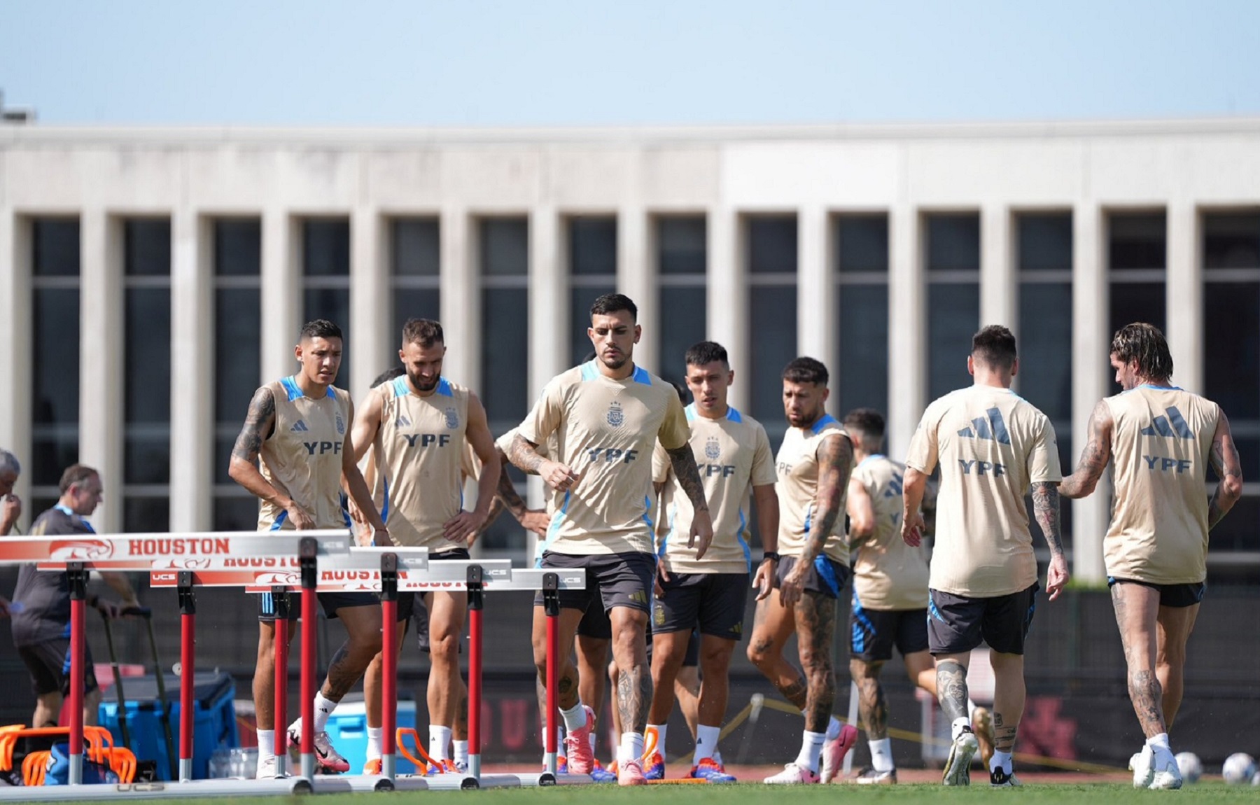 La Selección Argentina se prepara para enfrentar a Canadá. Foto: @Argentina.