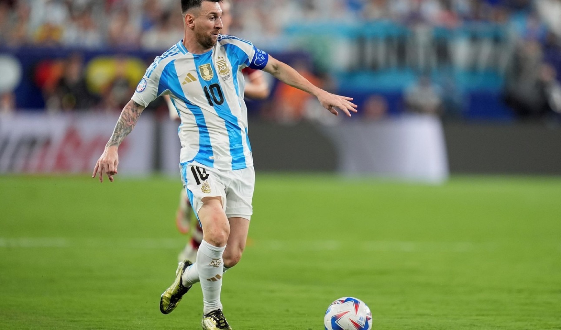 Messi tras la victoria: "Son mis últimas batallas". Foto: gentileza Olé. 