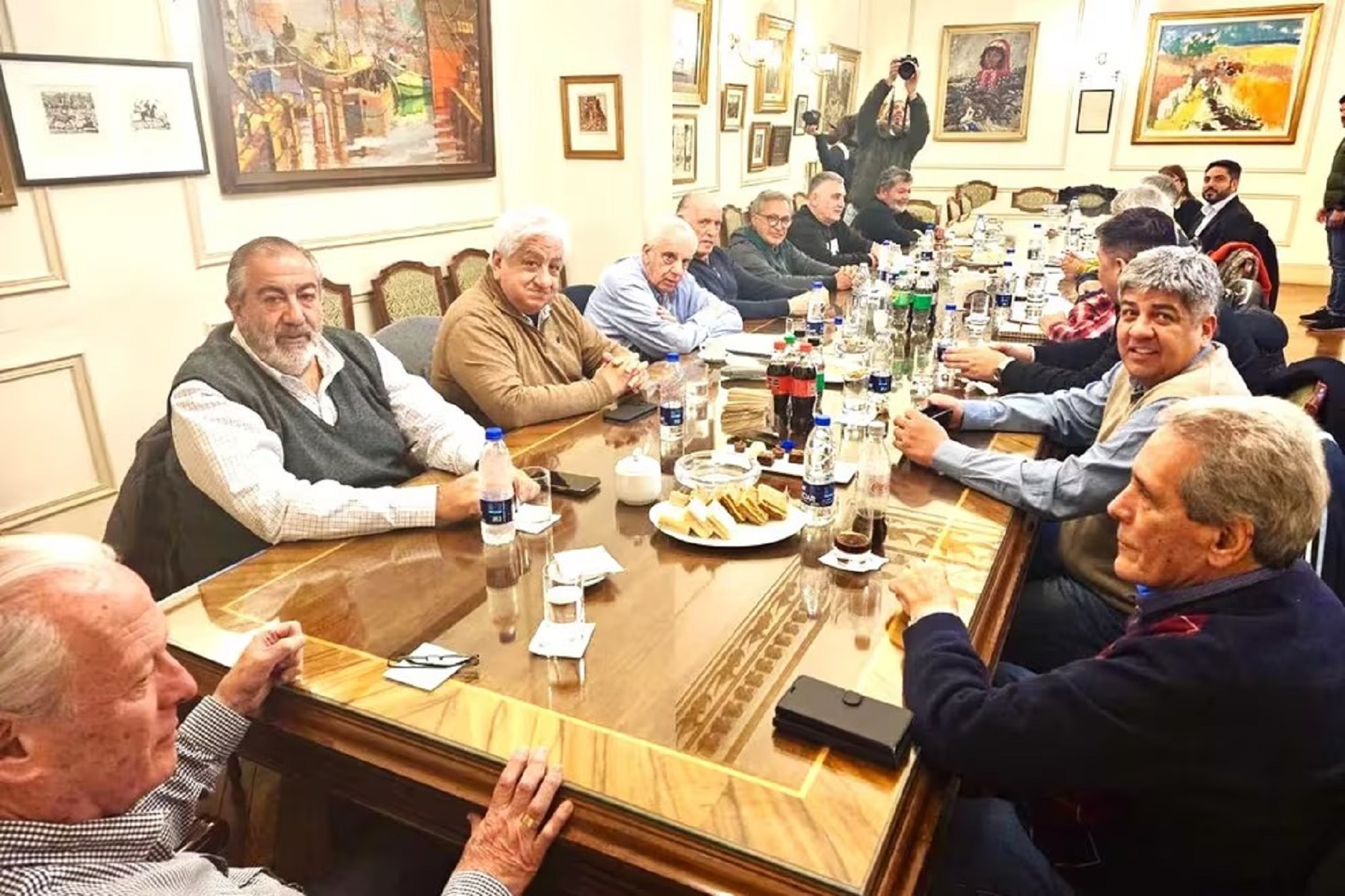 La CGT se reunió para definir  su plan de lucha. Foto: gentileza Infobae. 