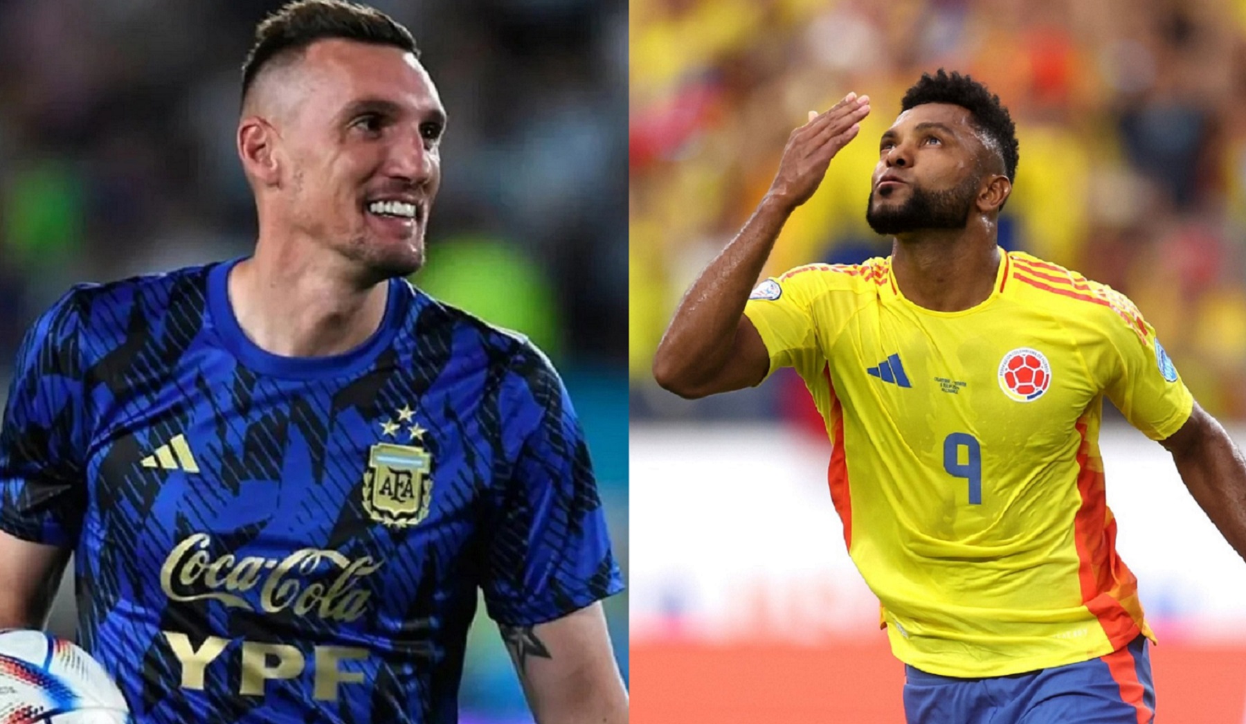 Franco Armani y Miguel Borja está en la final de la Copa América.