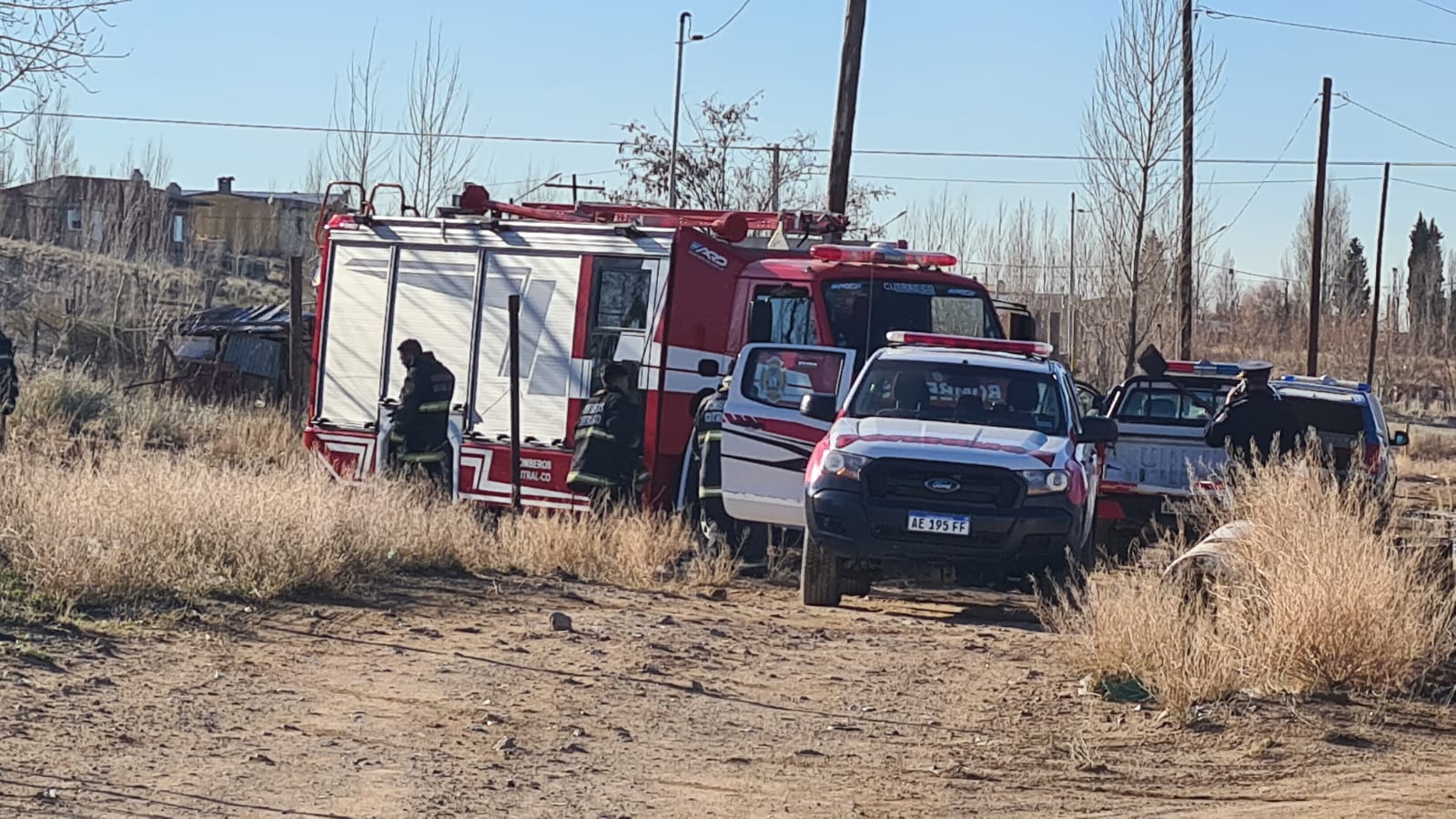 El hecho ocurrió esta mañana en una vivienda de la zona de Parque Industrial. 