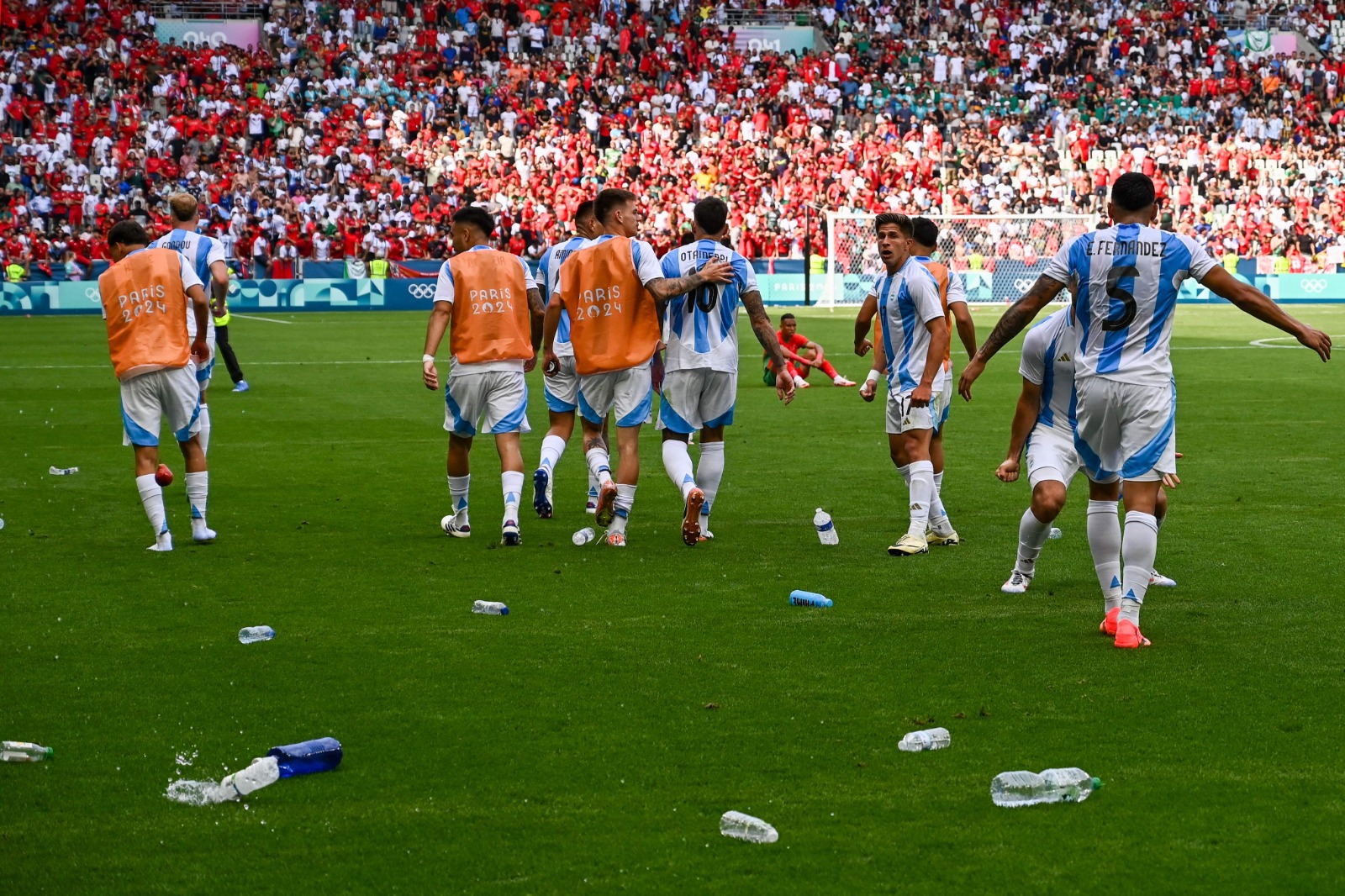 El árbitro sueco Glenn Nyberg, estuvo a cargo del polémico partido entre la Selección Argentina Sub-23 y Marruecos.