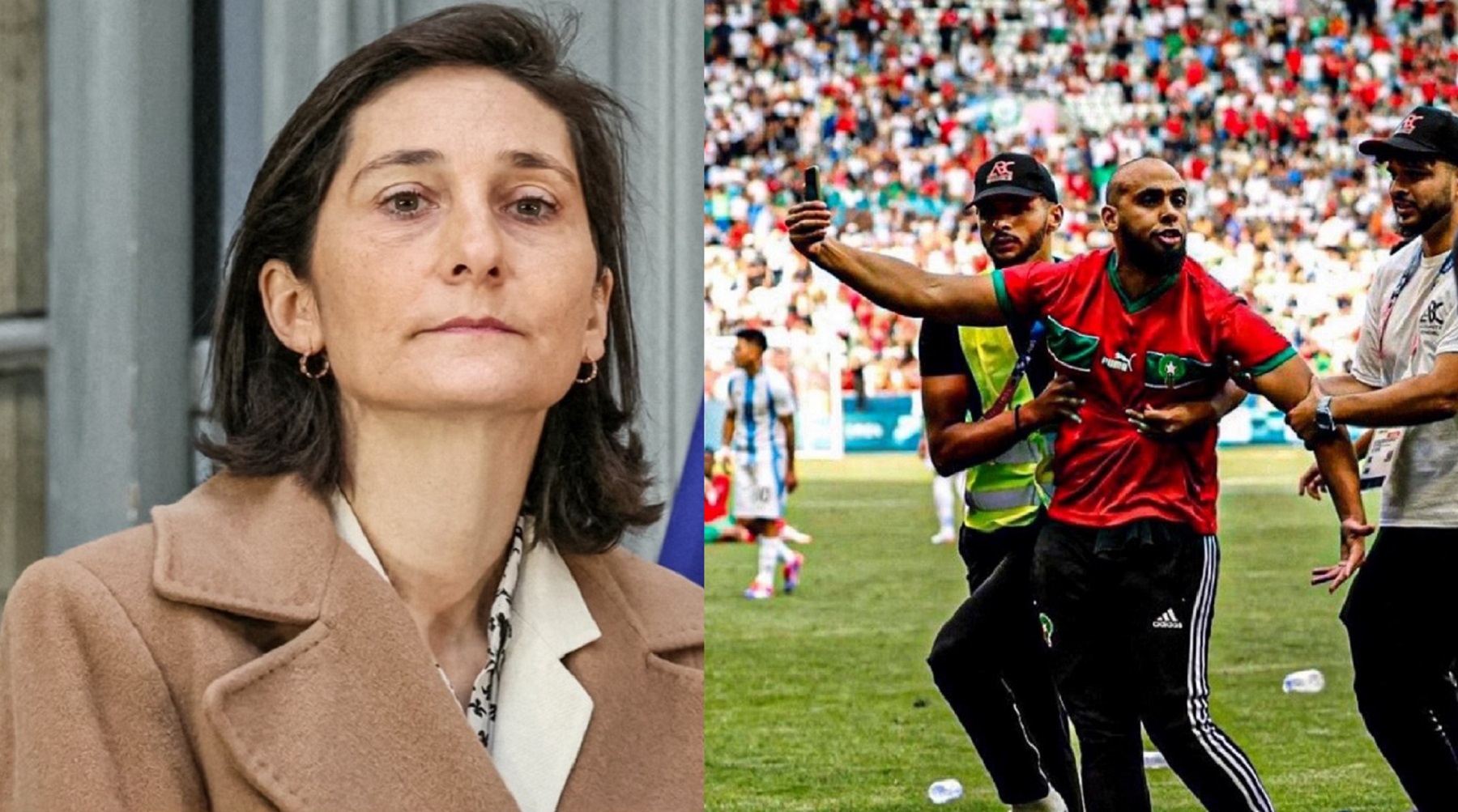 La ministra de Deportes de Francia minimizó el escándalo en Argentina - Marruecos.