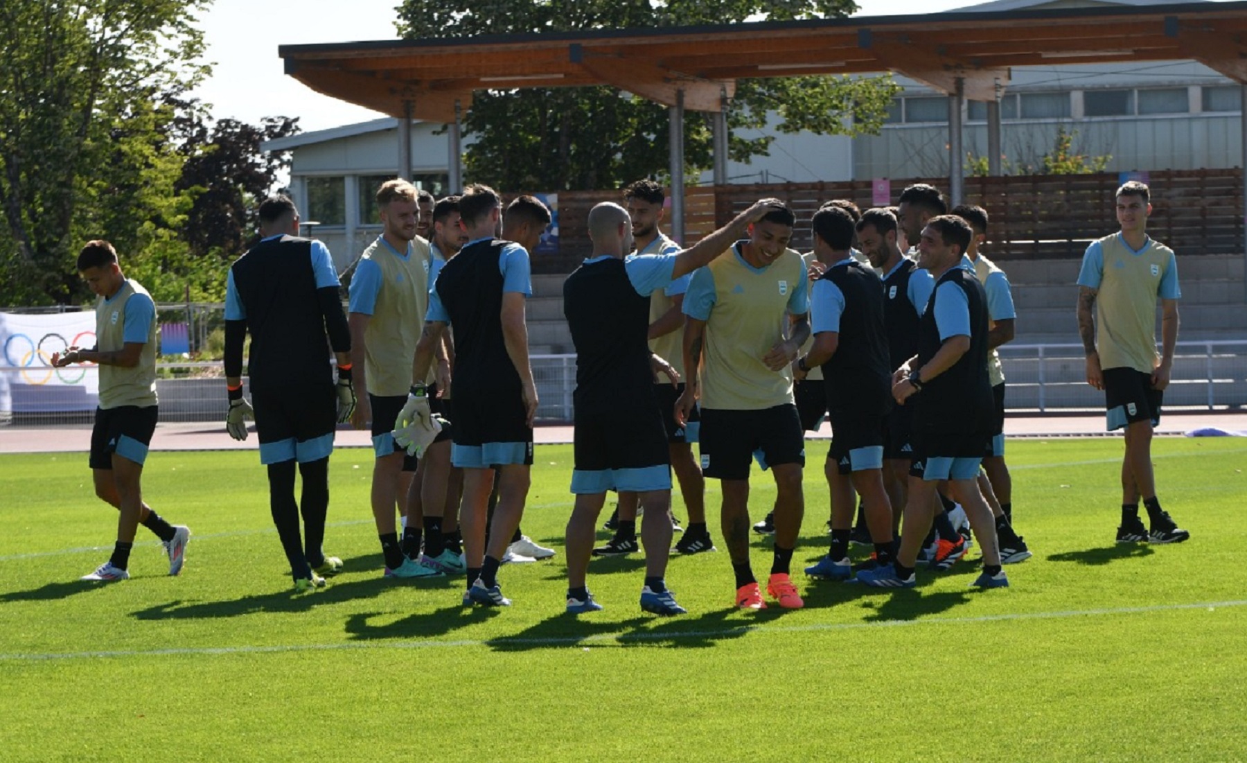 Argentina ya se prepara para el segundo duelo en los Juegos Olímpicos. Foto: @Argentina.