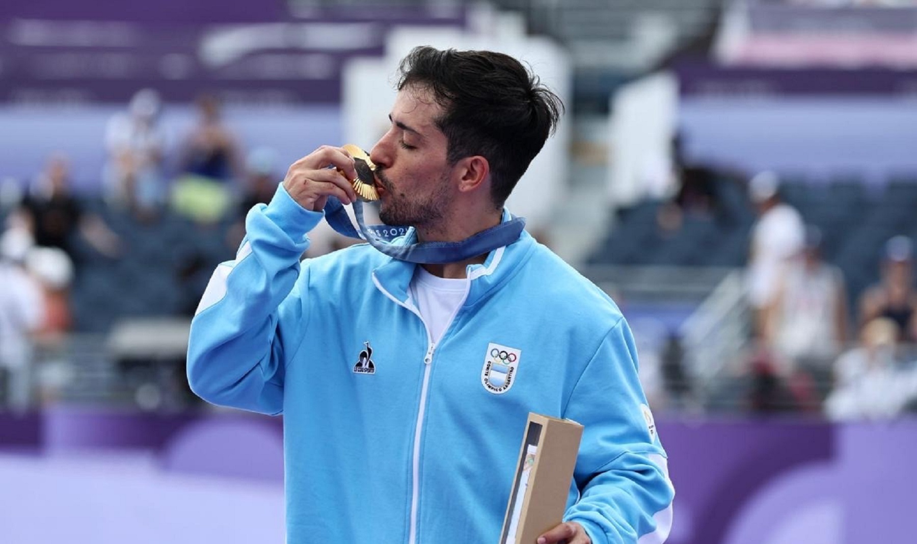 Maligno Torres le dio la primera medalla de oro a la Argentina. Foto: @PrensaCOA.