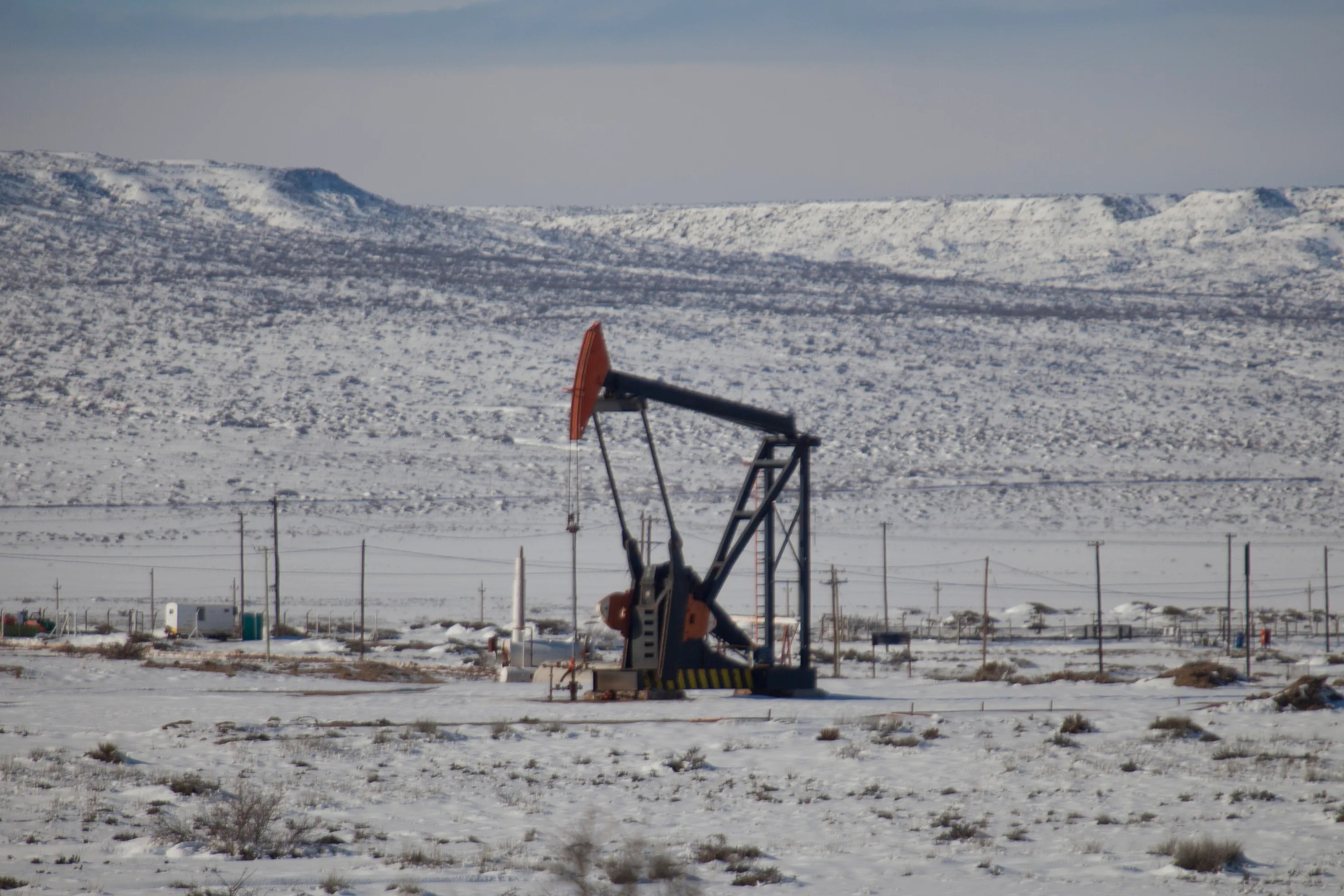 El temporal provocó una caída de la producción en Chubut. Foto: Juan Thomes. 