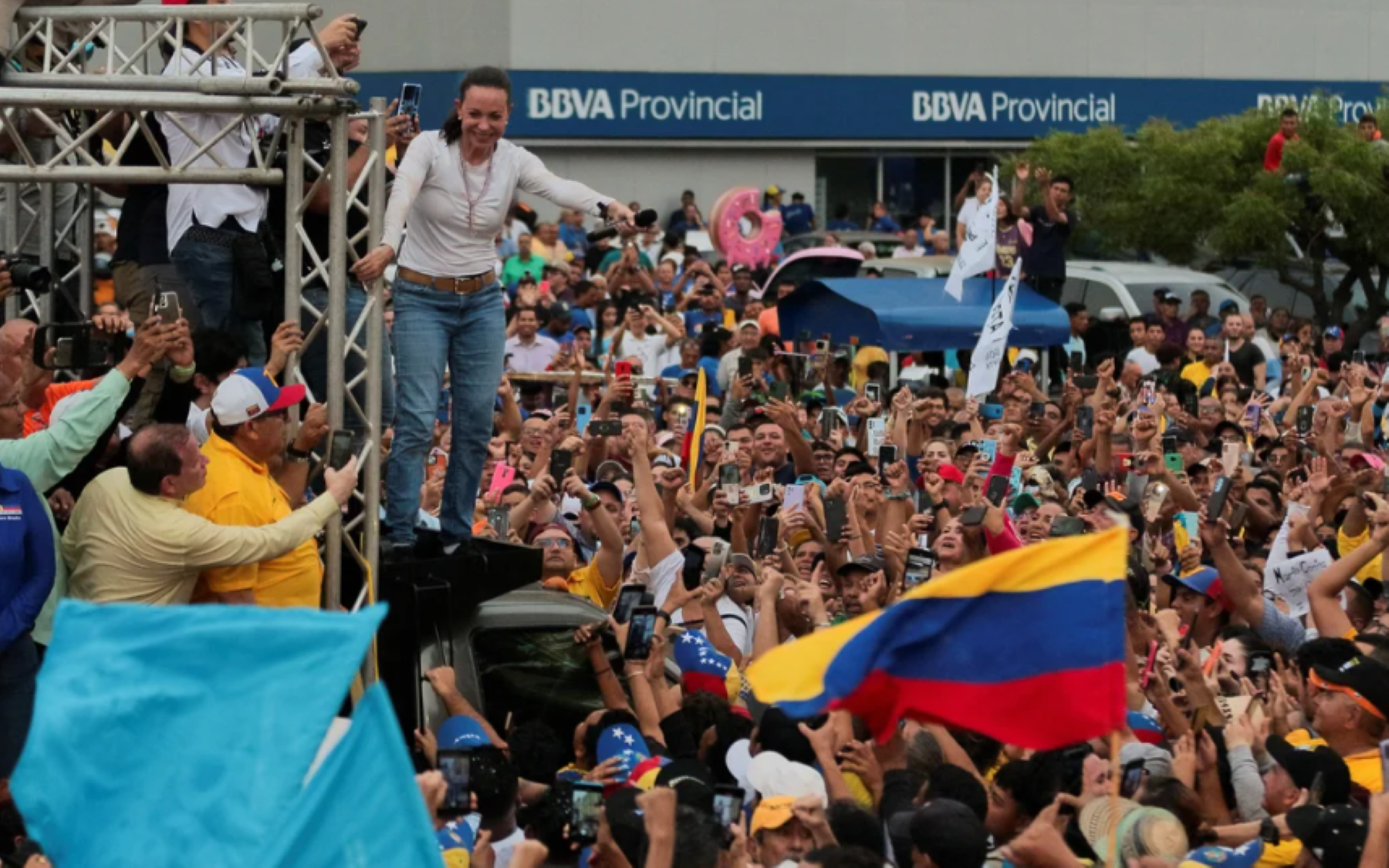 Ocho candidatos competirán en las elecciones en Venezuela. Foto: Gentileza X