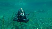 Imagen de Soñó bucear los Siete Lagos y así concretó una gran aventura subacuática en la Patagonia