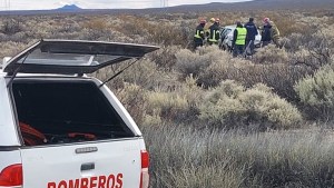 Vuelco en la Ruta 237: una pareja resultó herida y su perro murió por los golpes