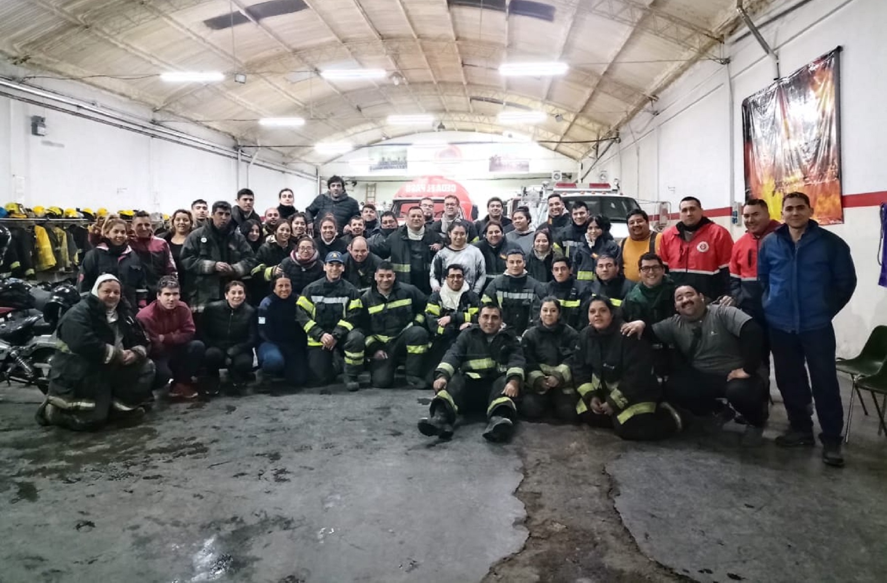 El operativo duró más de siete horas. Foto bomberos de Roca