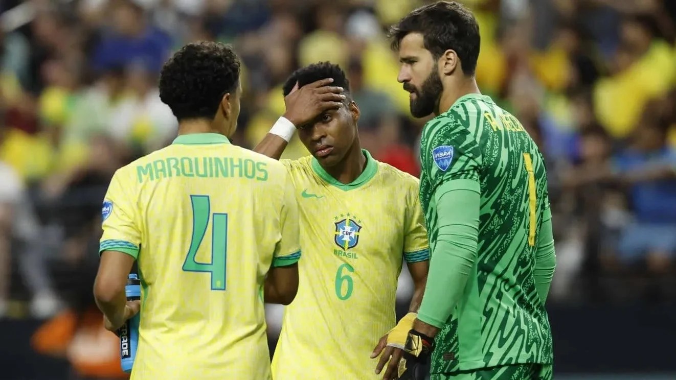 Brasil se prepara para enfrentar a Uruguay tras el empate ante Colombia. (Kevork Djansezian/Getty Images)
