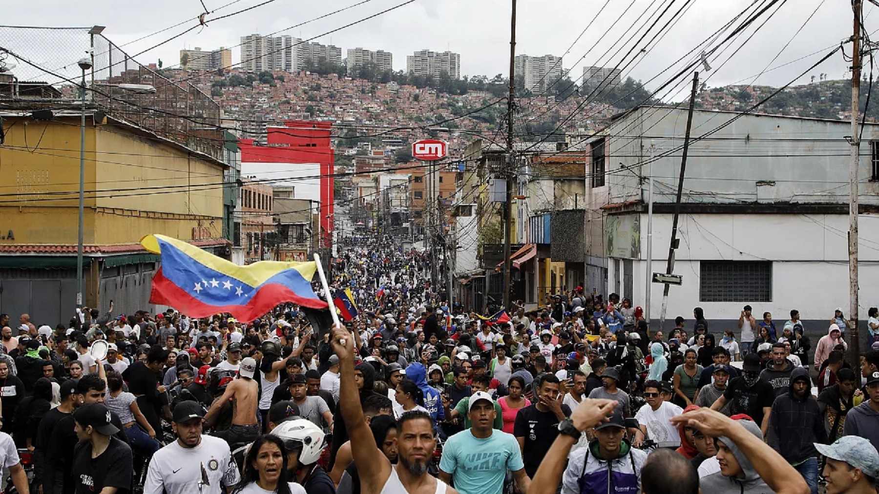 El martes hubo fuertes protestas en Caracas y otras ciudades importantes de Venezuela. 