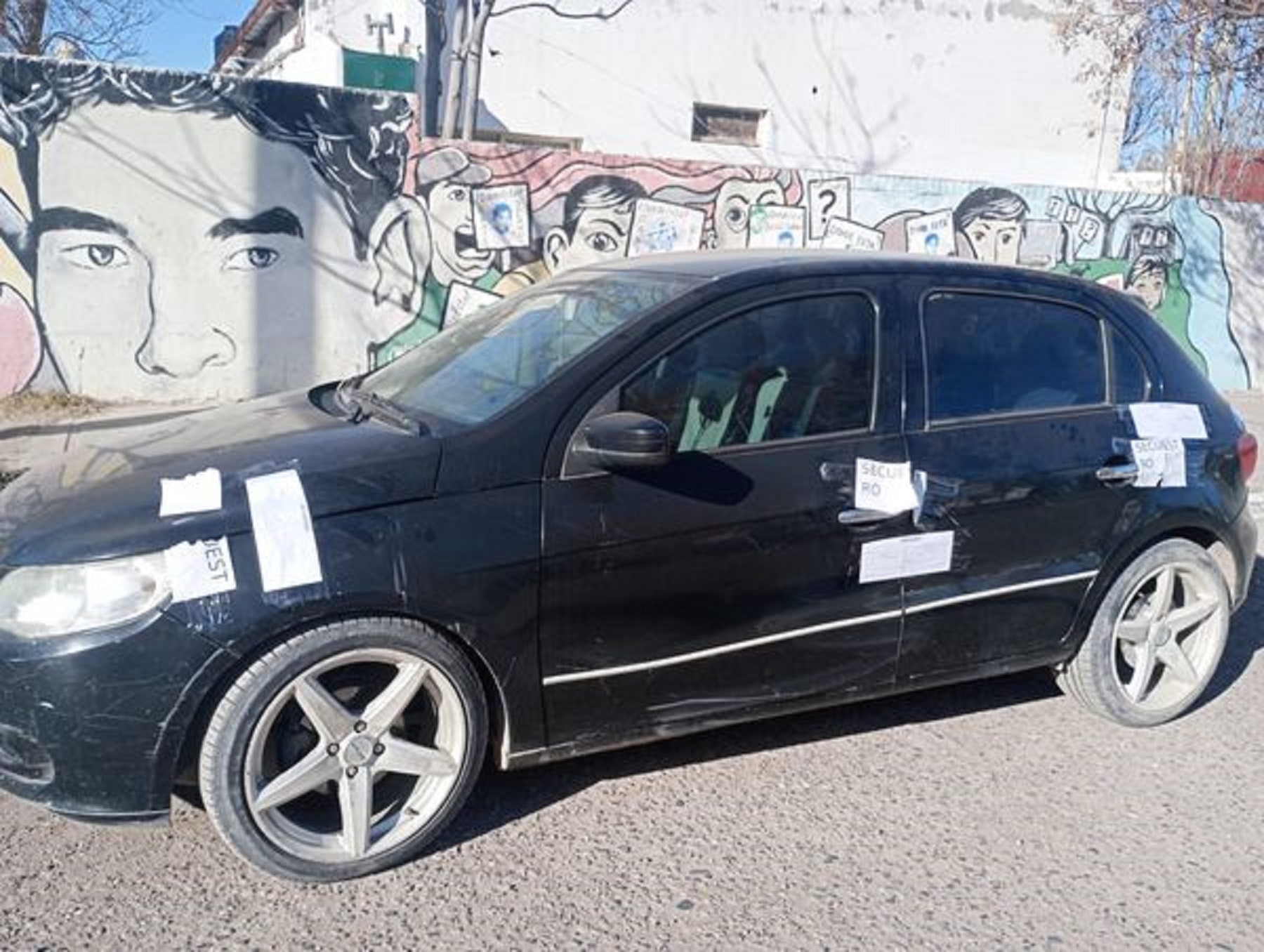 El hecho ocurrió en barrio Unter de Choele Choel. Foto: gentileza Radio Municipal 96.5 