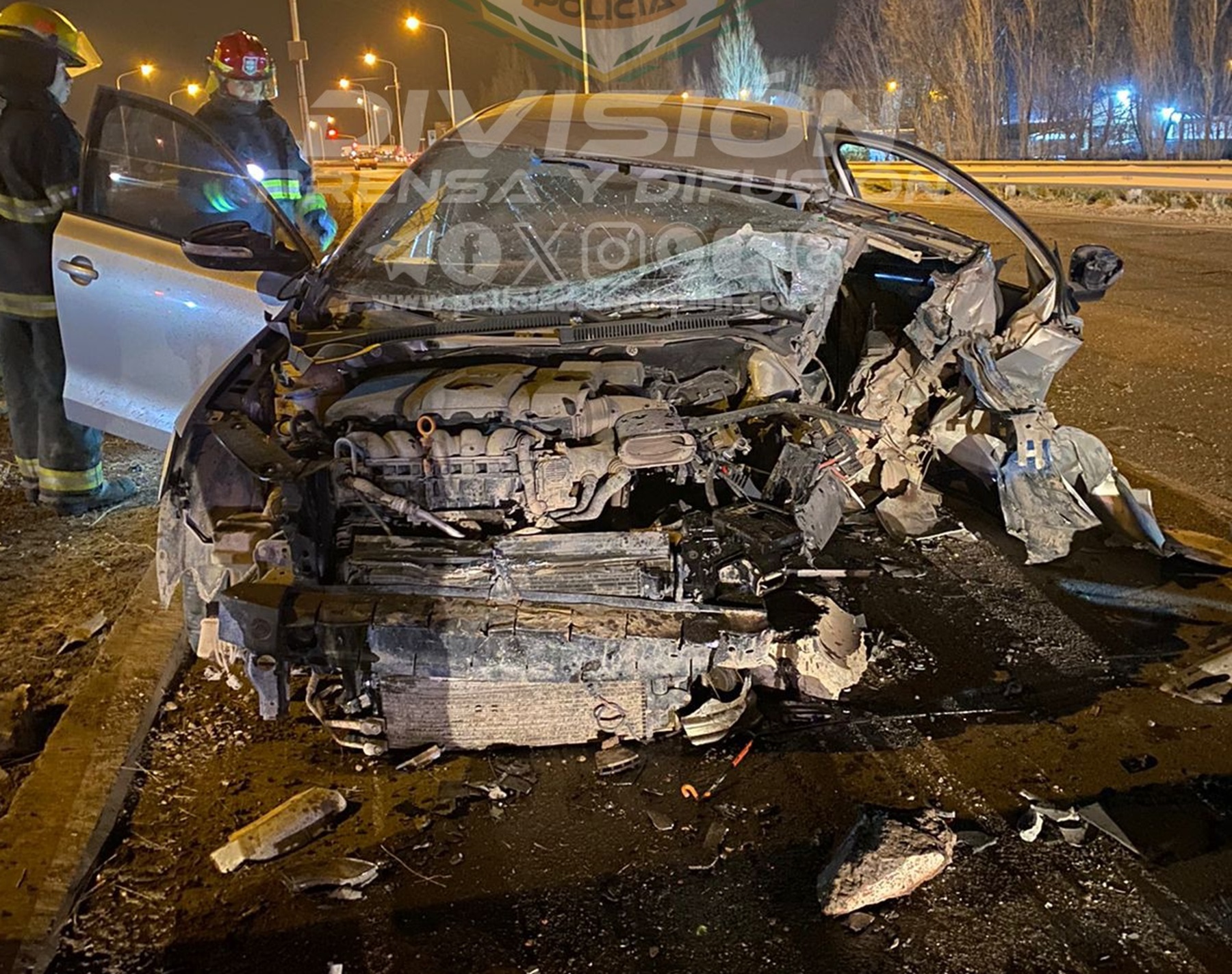 Grave accidente en la Ruta 7 en Centenario 