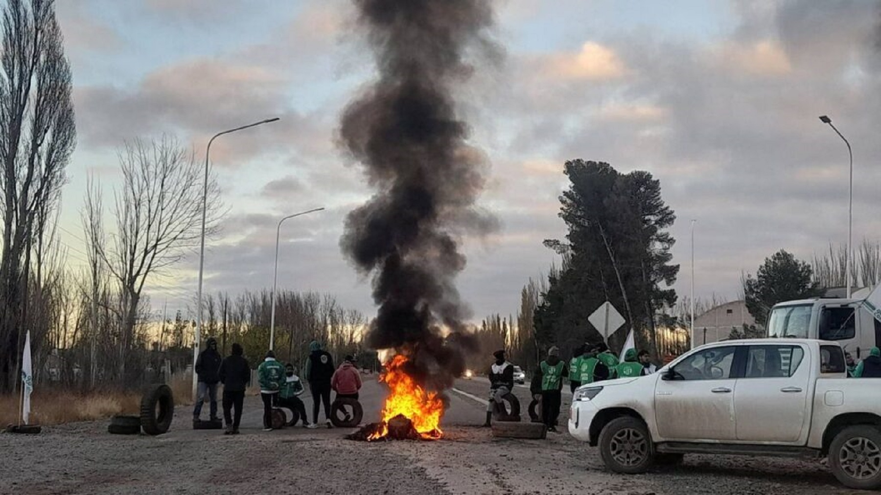 El corte será a la altura de la Tercera Rotonda, sobre Ruta 7. Foto:  gentileza Centenario Digital. 