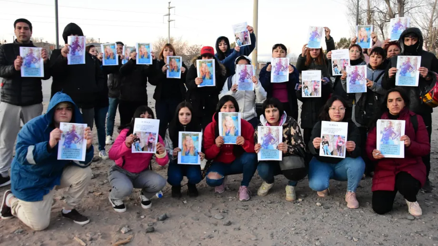 Se manifestaron en Neuquén por Luciana Muñoz